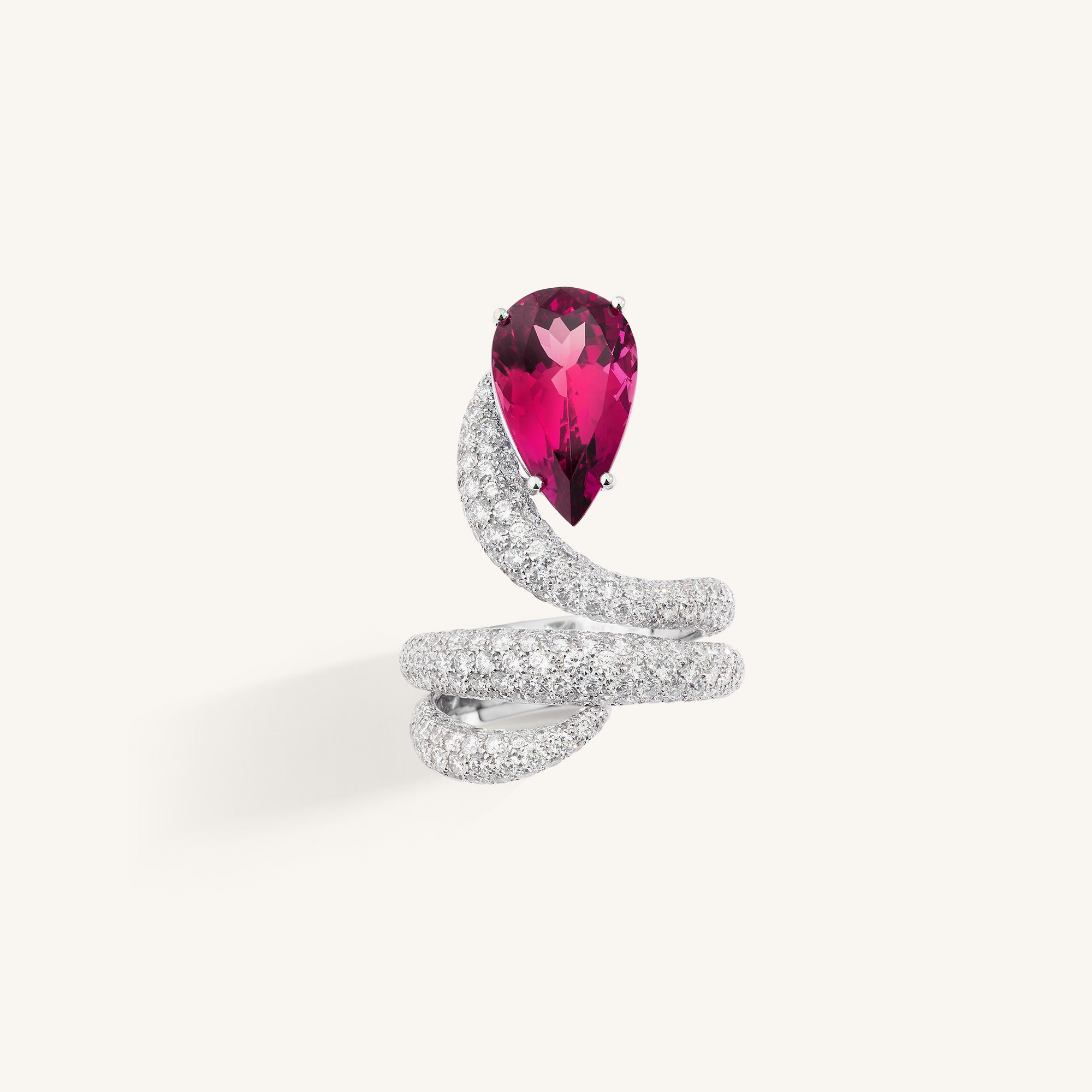 Venere ring with rubellite