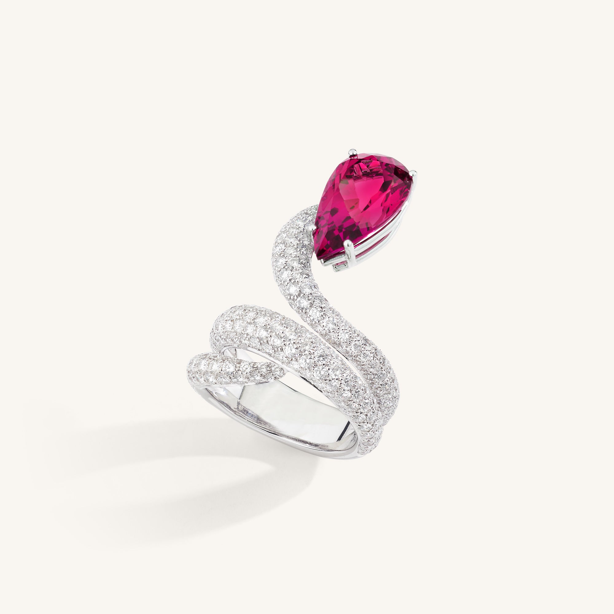 Venere ring with rubellite