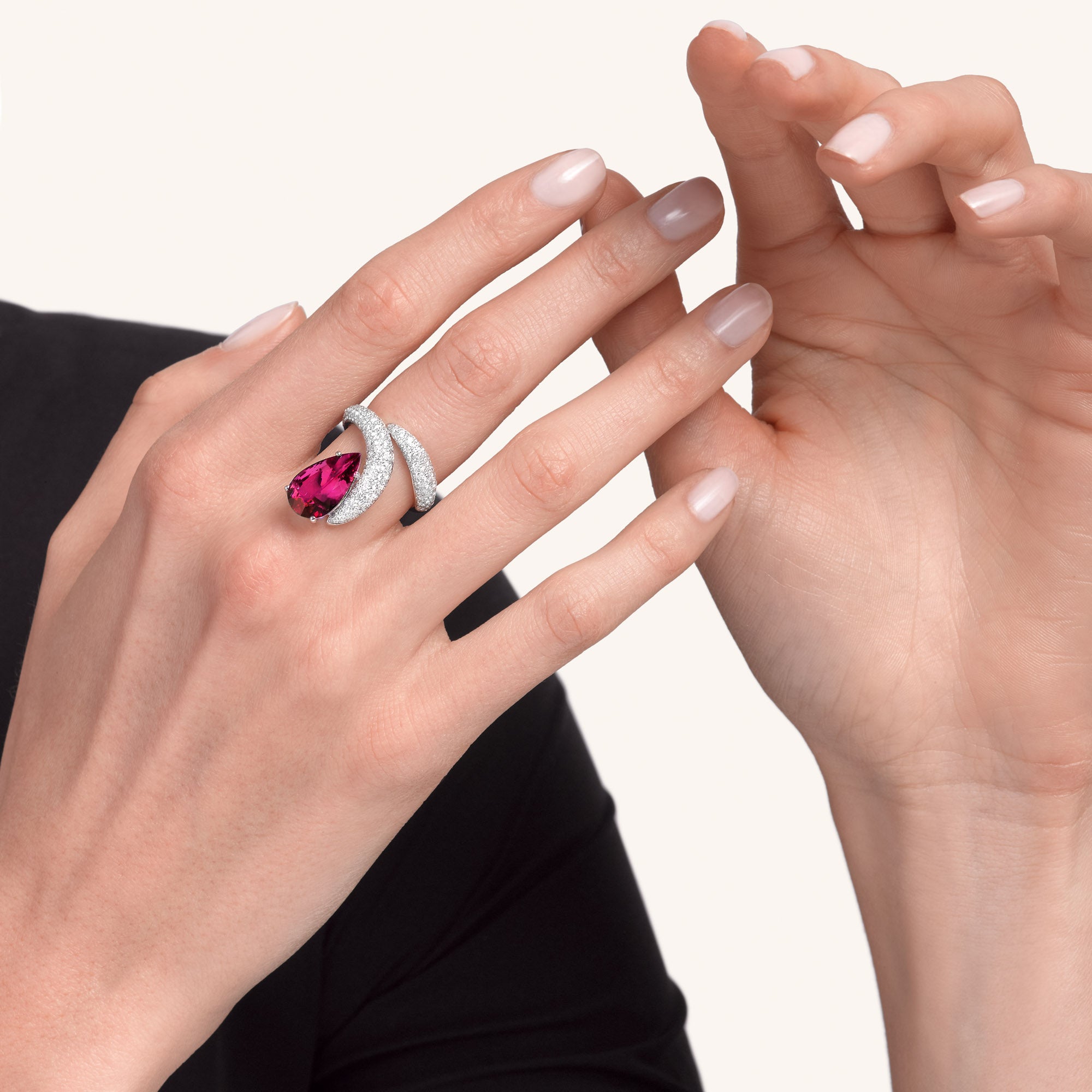 Venere ring with rubellite