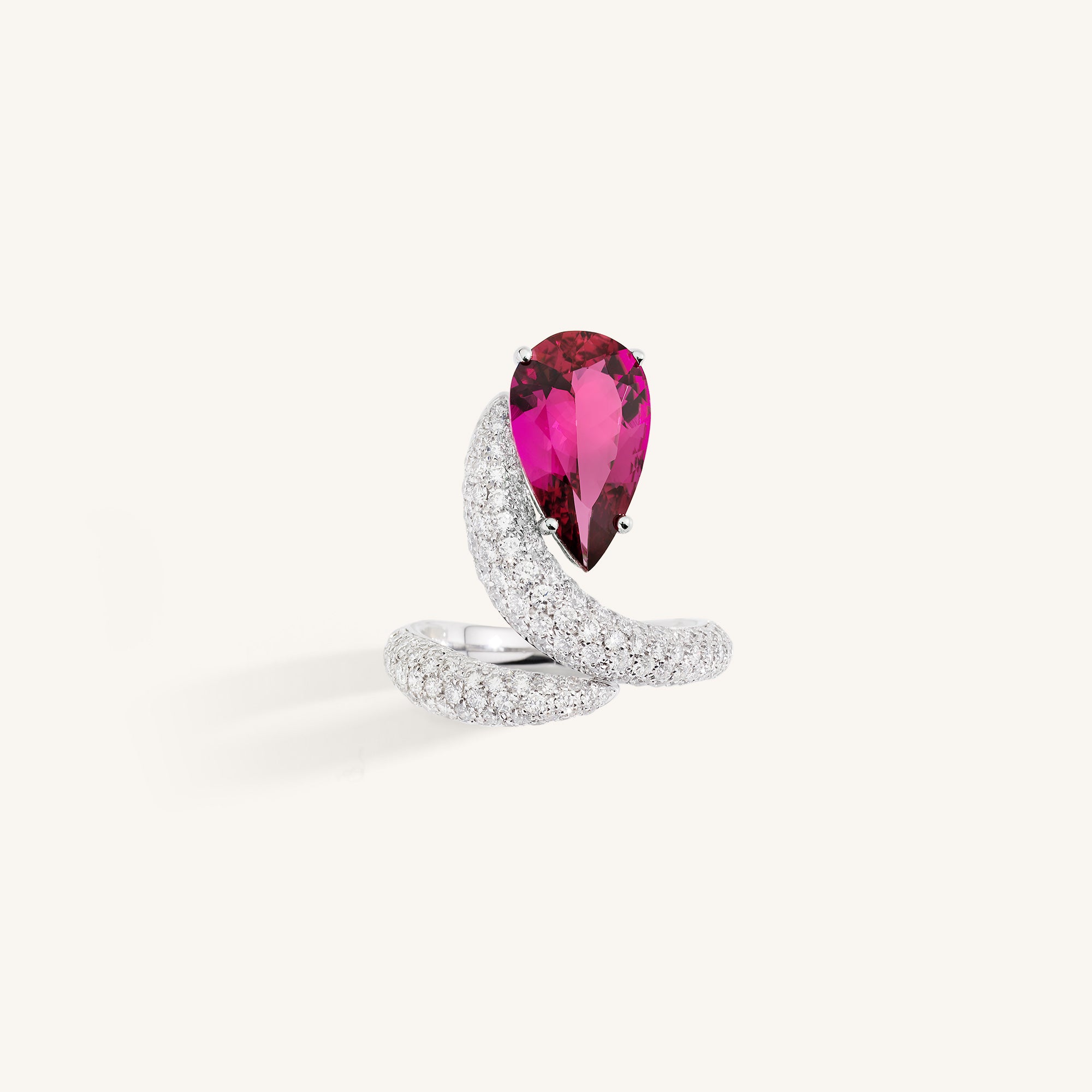 Venere ring with rubellite