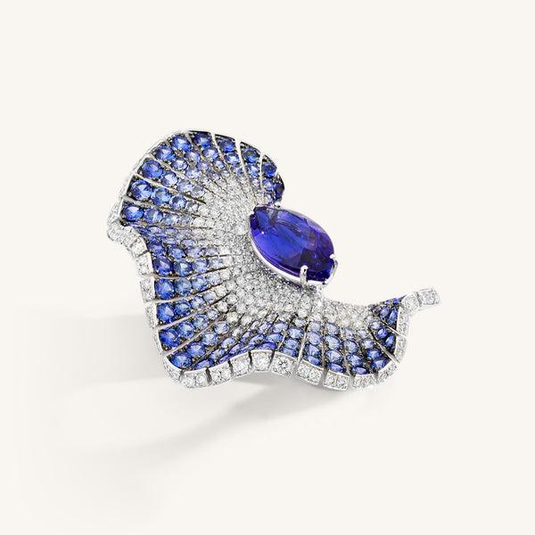 Abissi ring with tanzanite