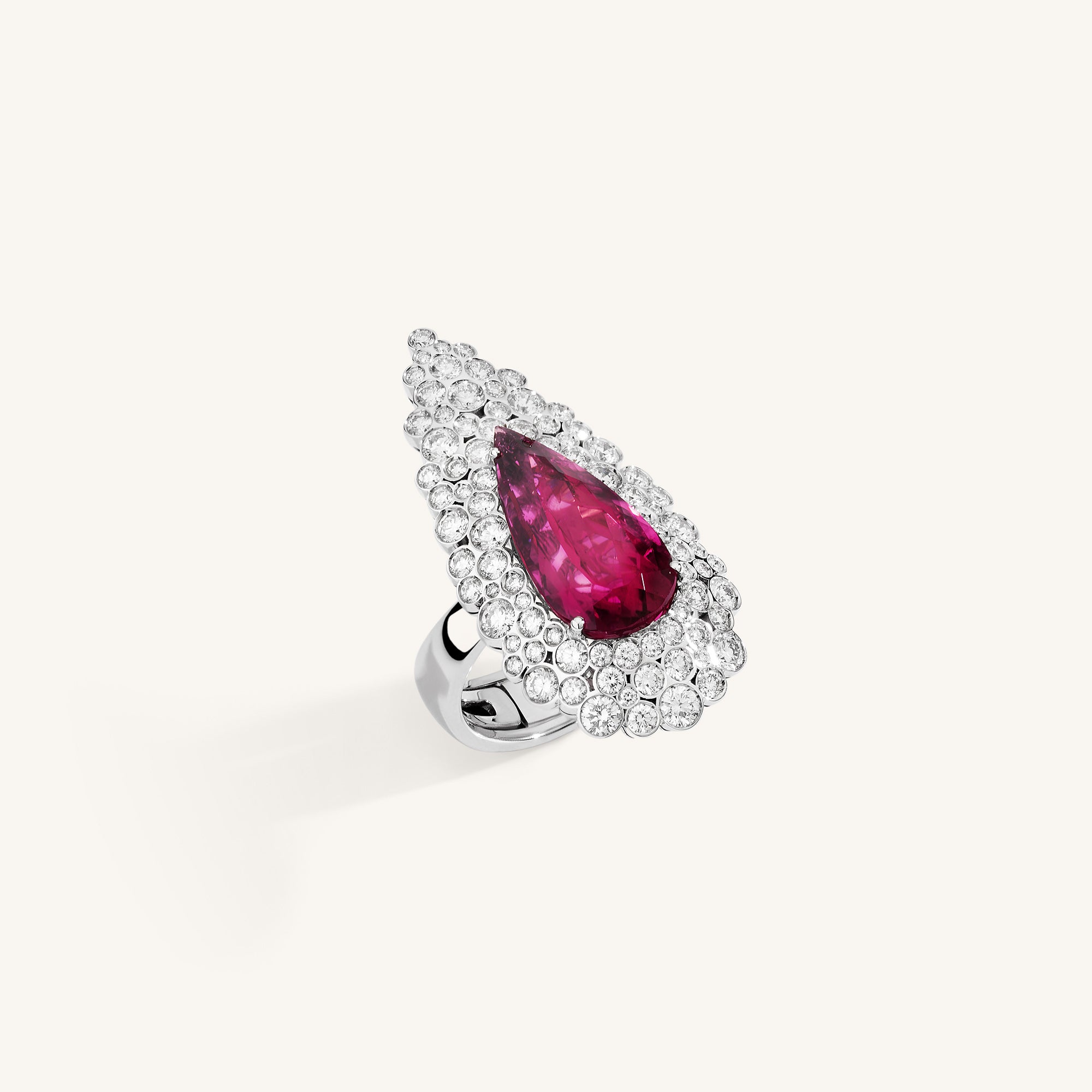Incanto ring with rubellite