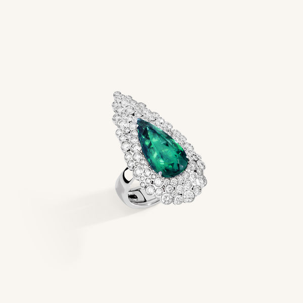 Incanto ring with tourmaline