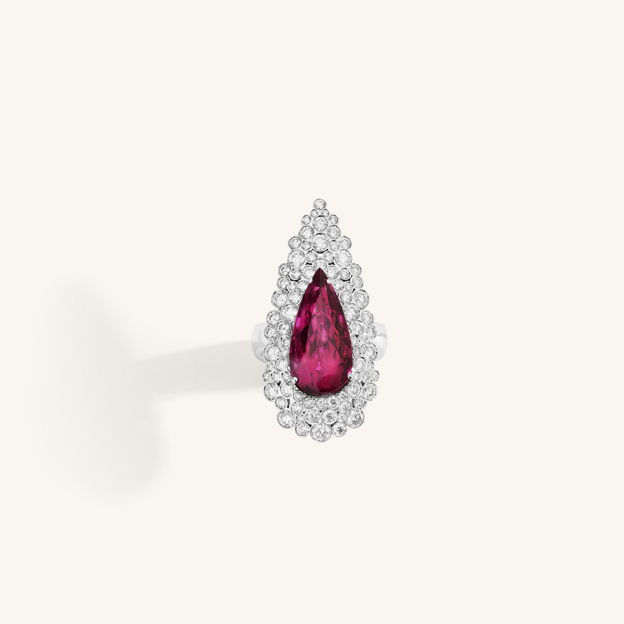 Incanto ring with rubellite