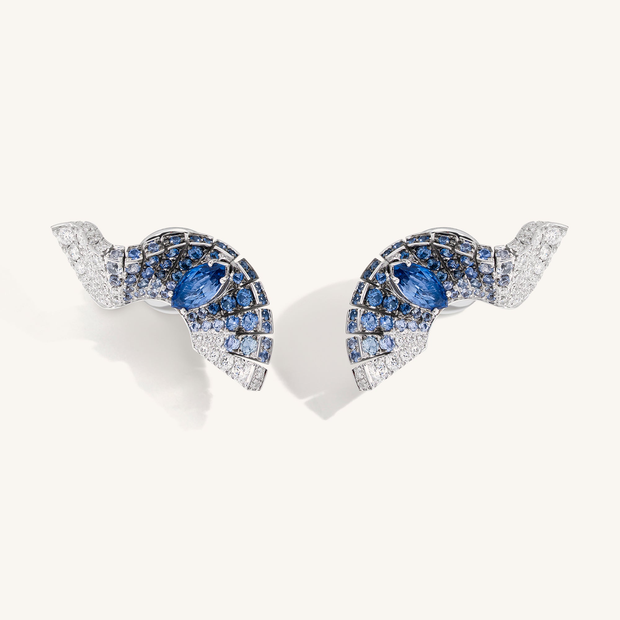 Abissi earrings with sapphires