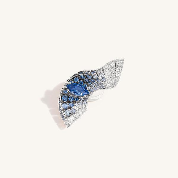 Abissi earrings with sapphires