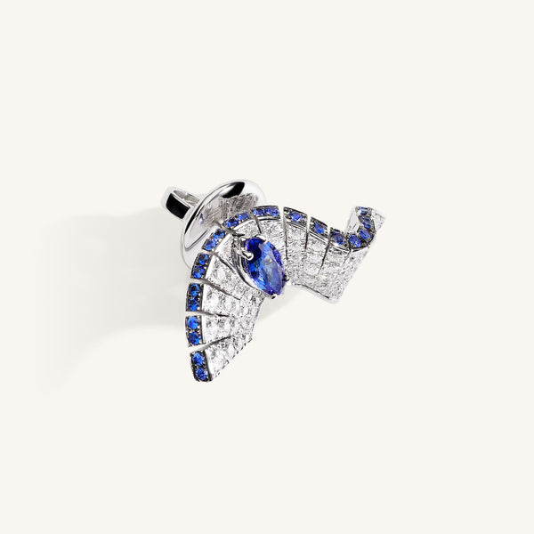 Abissi earrings with sapphires