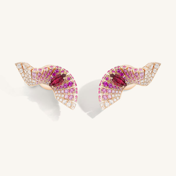 Abissi earrings with sapphires