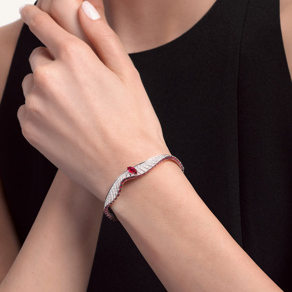 Abissi bangle with rubies