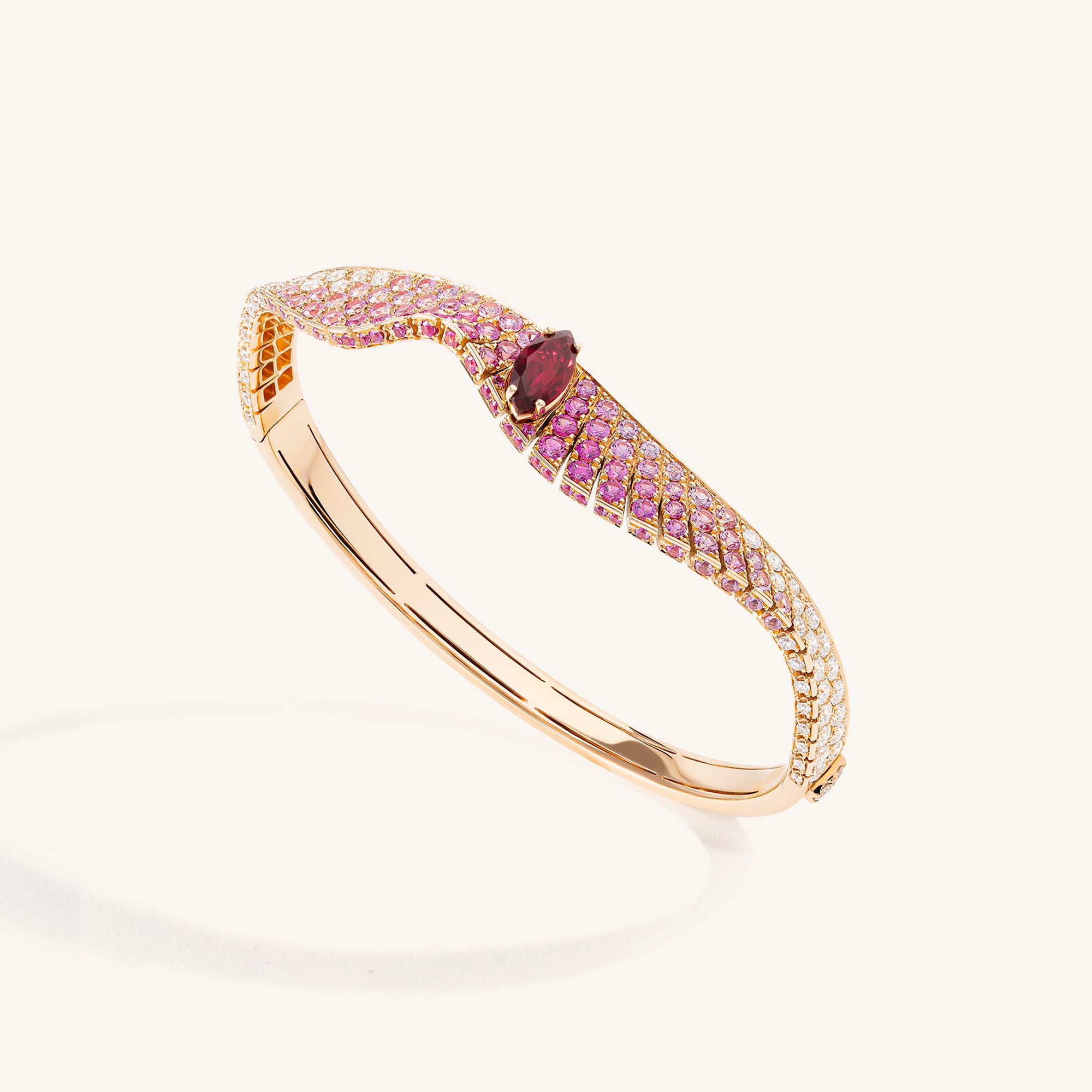 Abissi bangle with sapphires