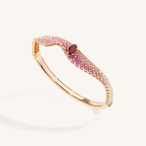 Abissi bangle with sapphires