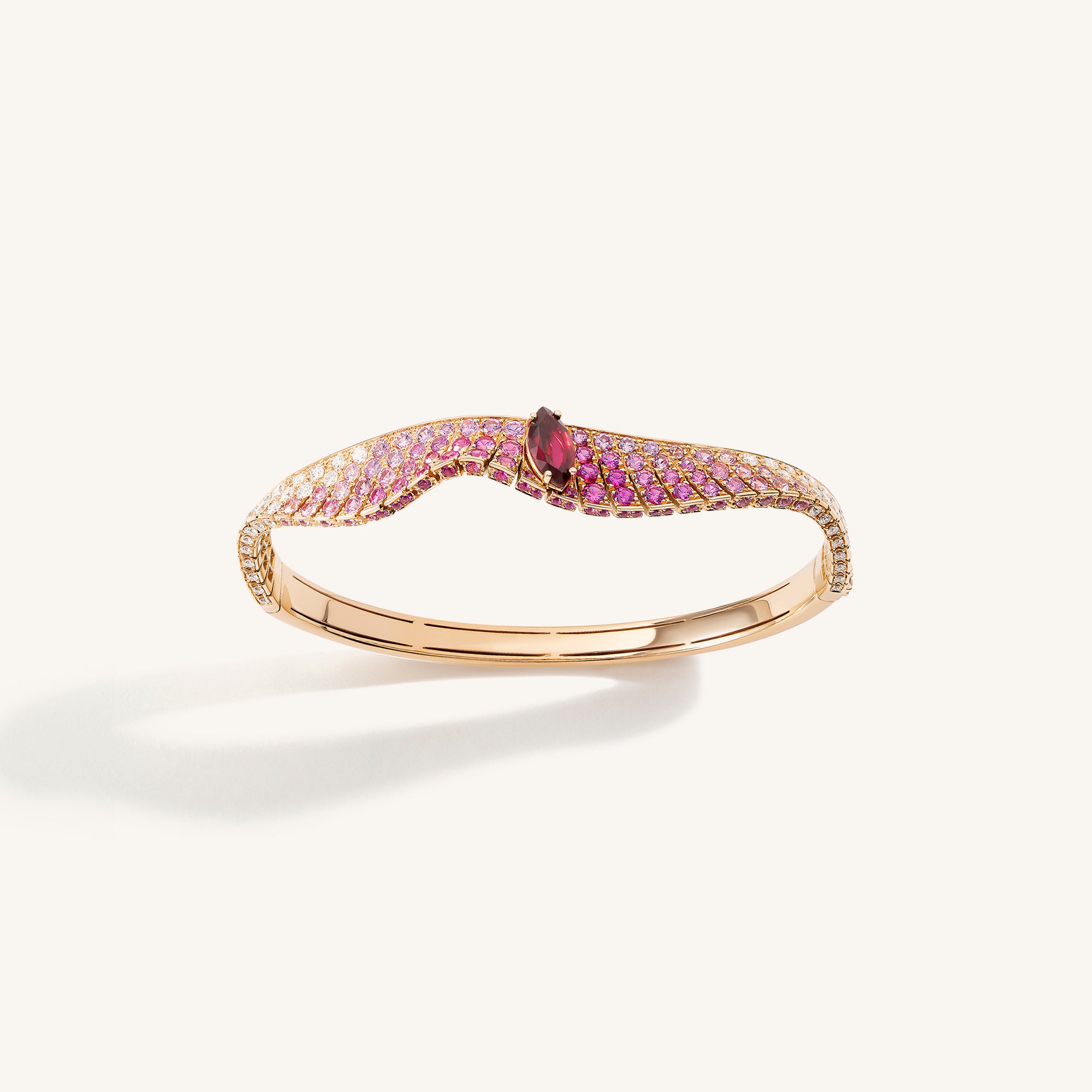 Abissi bangle with sapphires