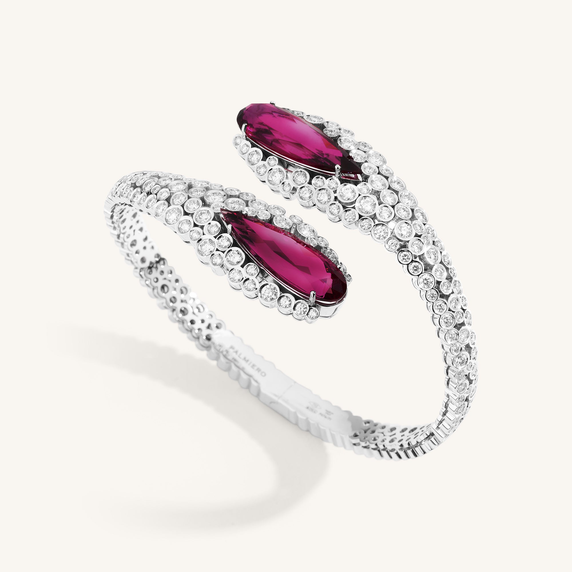 Incanto bangle with rubellite