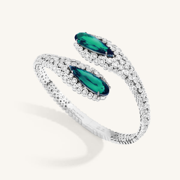 Incanto bangle with tourmaline