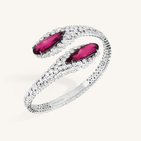Incanto bangle with rubellite