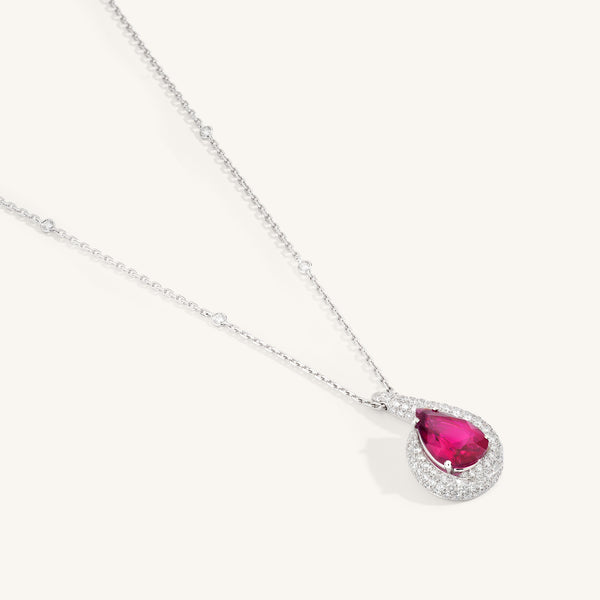 Venere pendant with rubellite