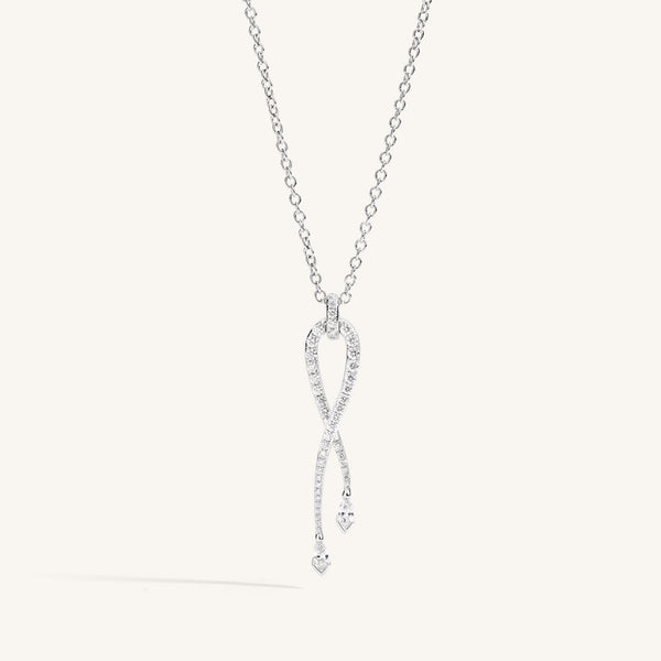 You & Me pendant with diamonds