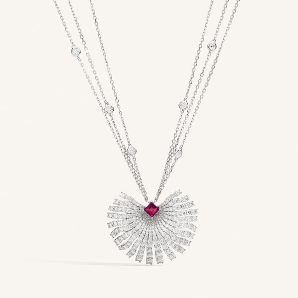 Charm Exotique pendant with ruby