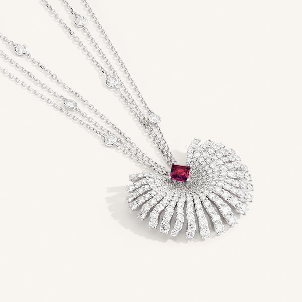 Charm Exotique pendant with ruby