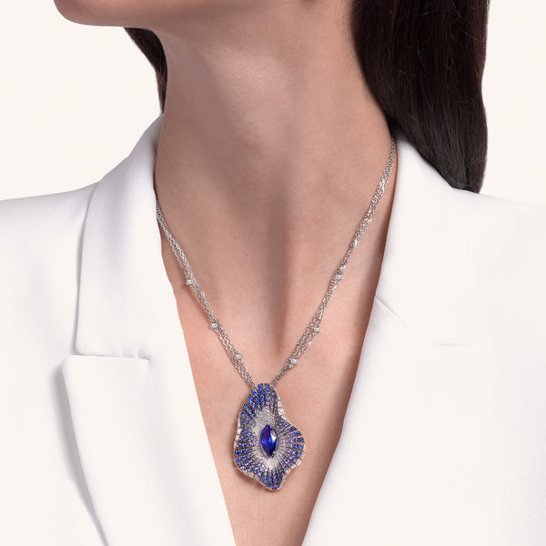 Abissi pendant with tanzanite