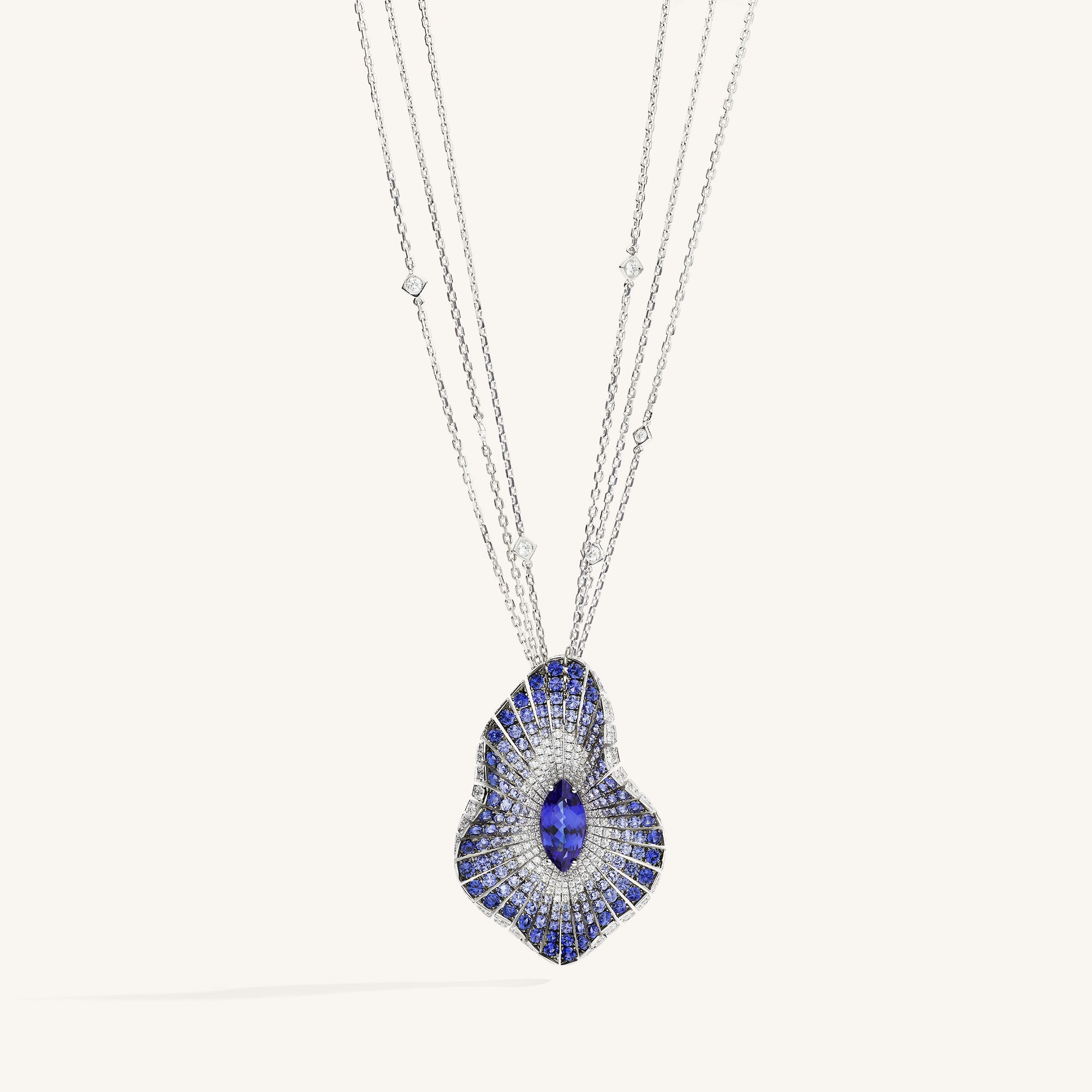 Abissi pendant with tanzanite