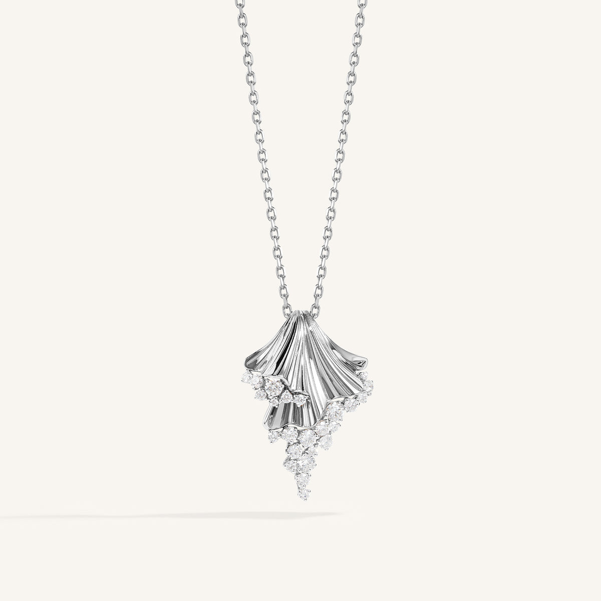 Sun With Diamond Rays Rays of Sun pendant with white diamonds