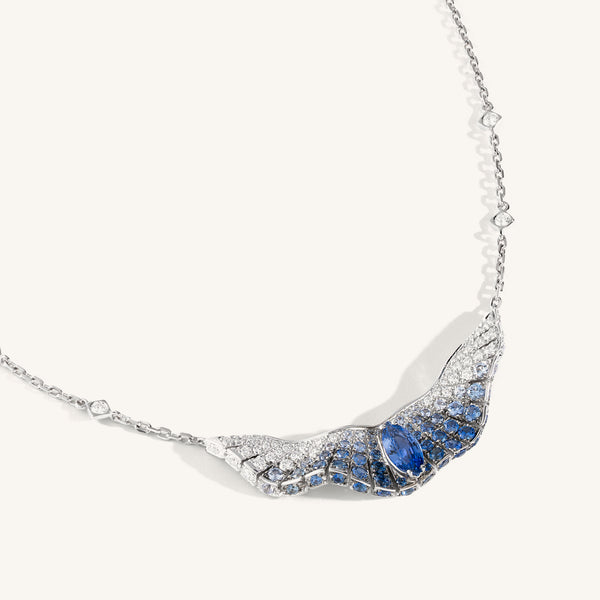 Abissi pendant with sapphires