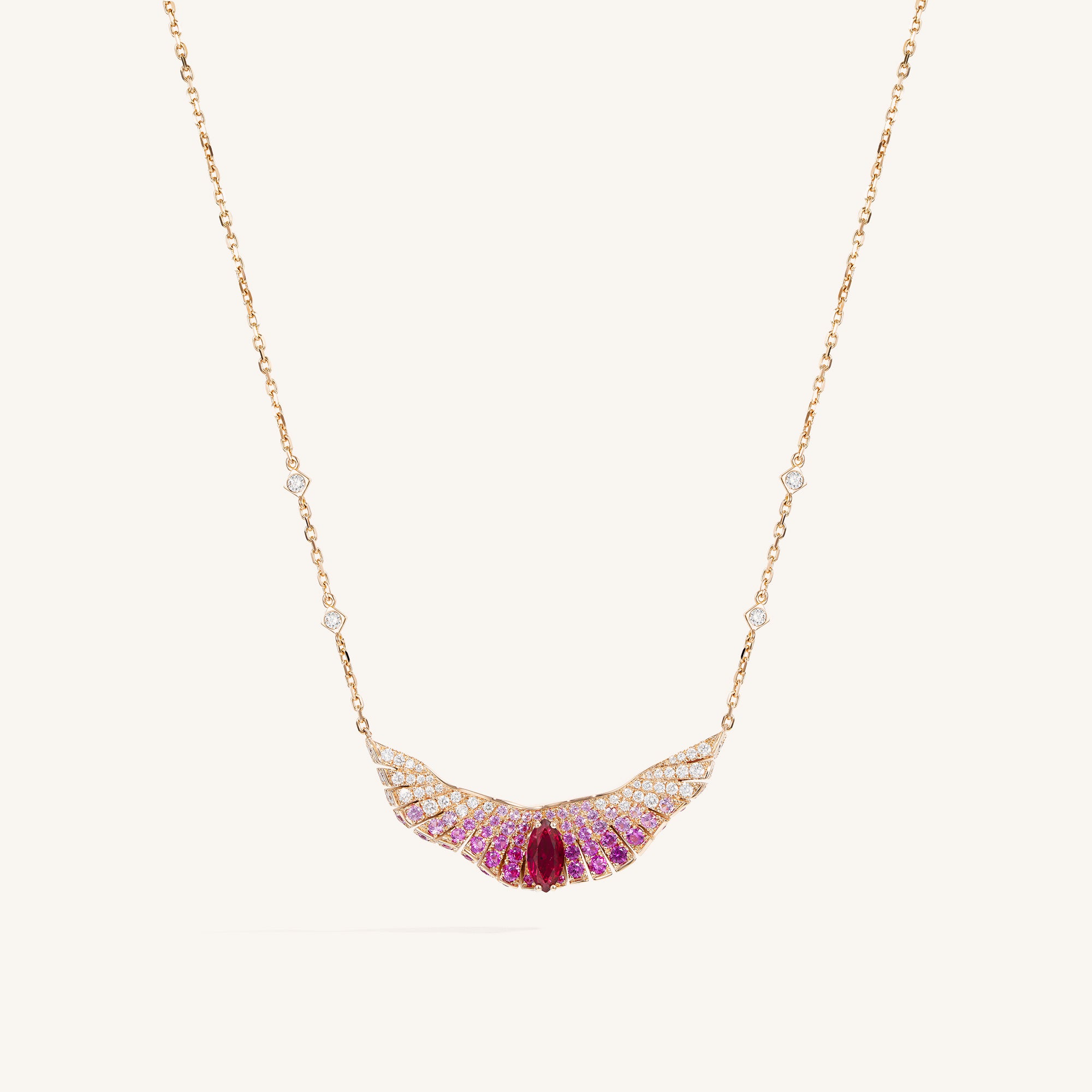 Abissi pendant with sapphires