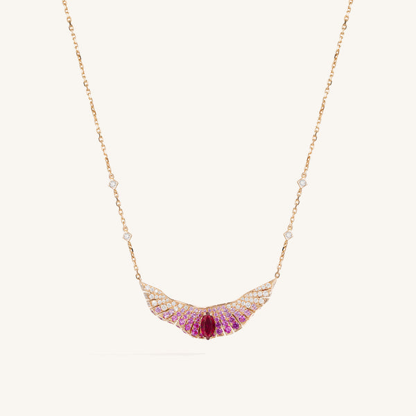 Abissi pendant with sapphires