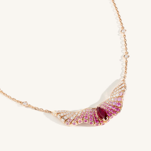 Abissi pendant with sapphires
