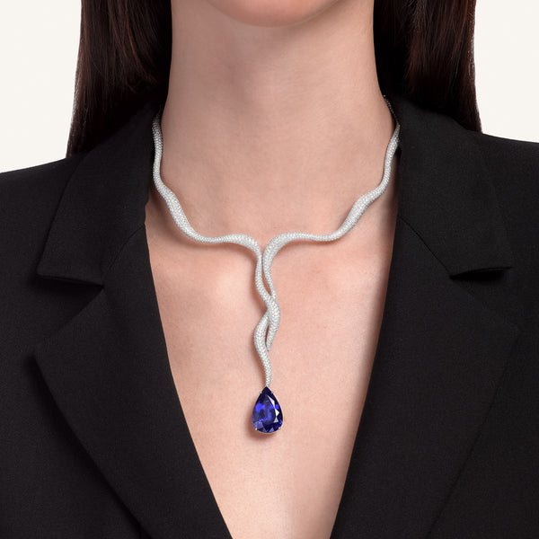 Venere collier with tanzanite