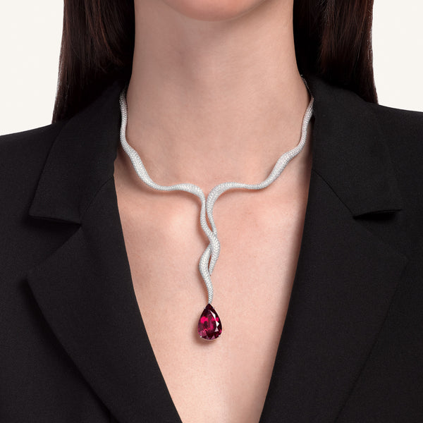 Venere collier with rubellite