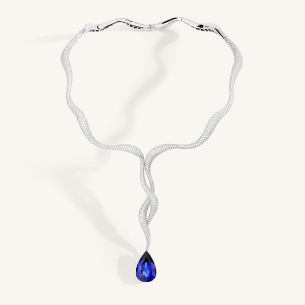 Venere collier with tanzanite