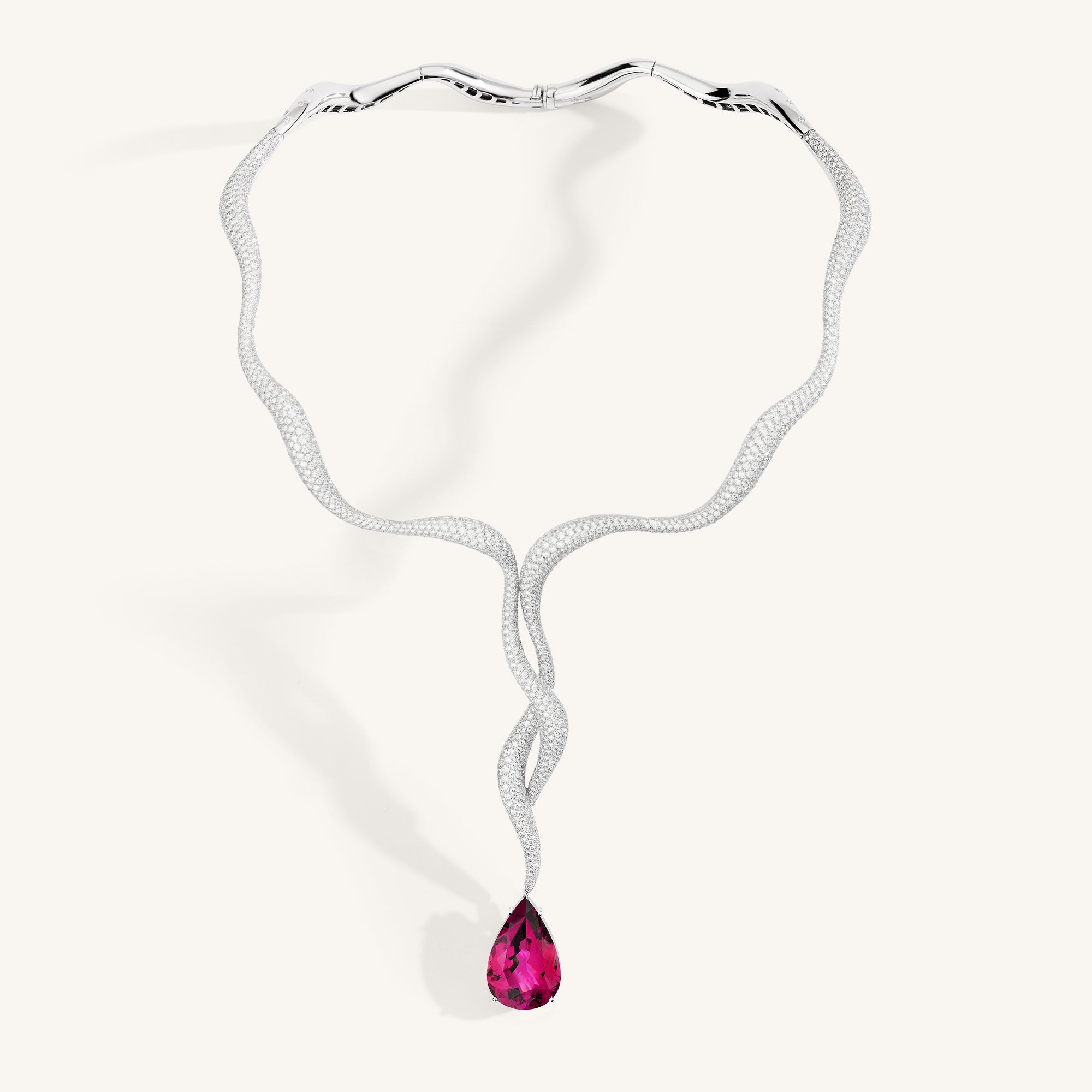 Venere collier with rubellite