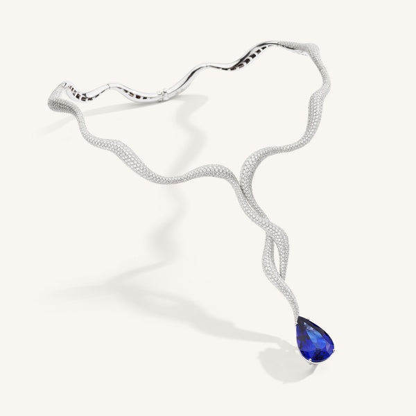 Venere collier with tanzanite
