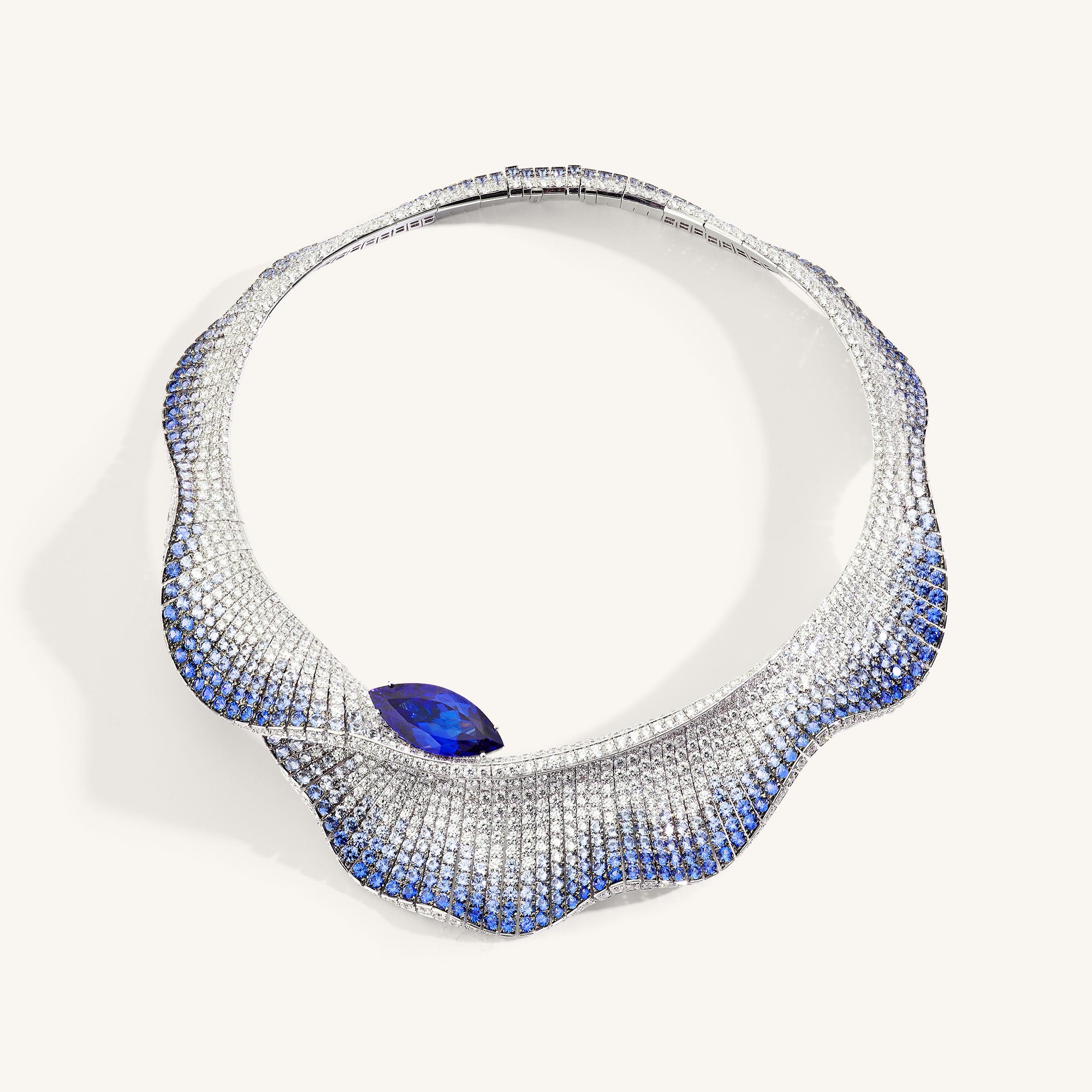 Abissi collier with tanzanite