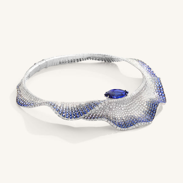 Abissi collier with tanzanite