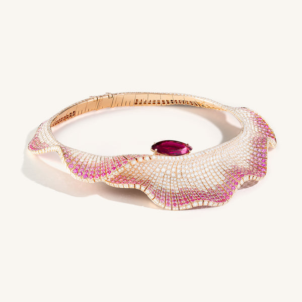 Abissi collier with rubellite