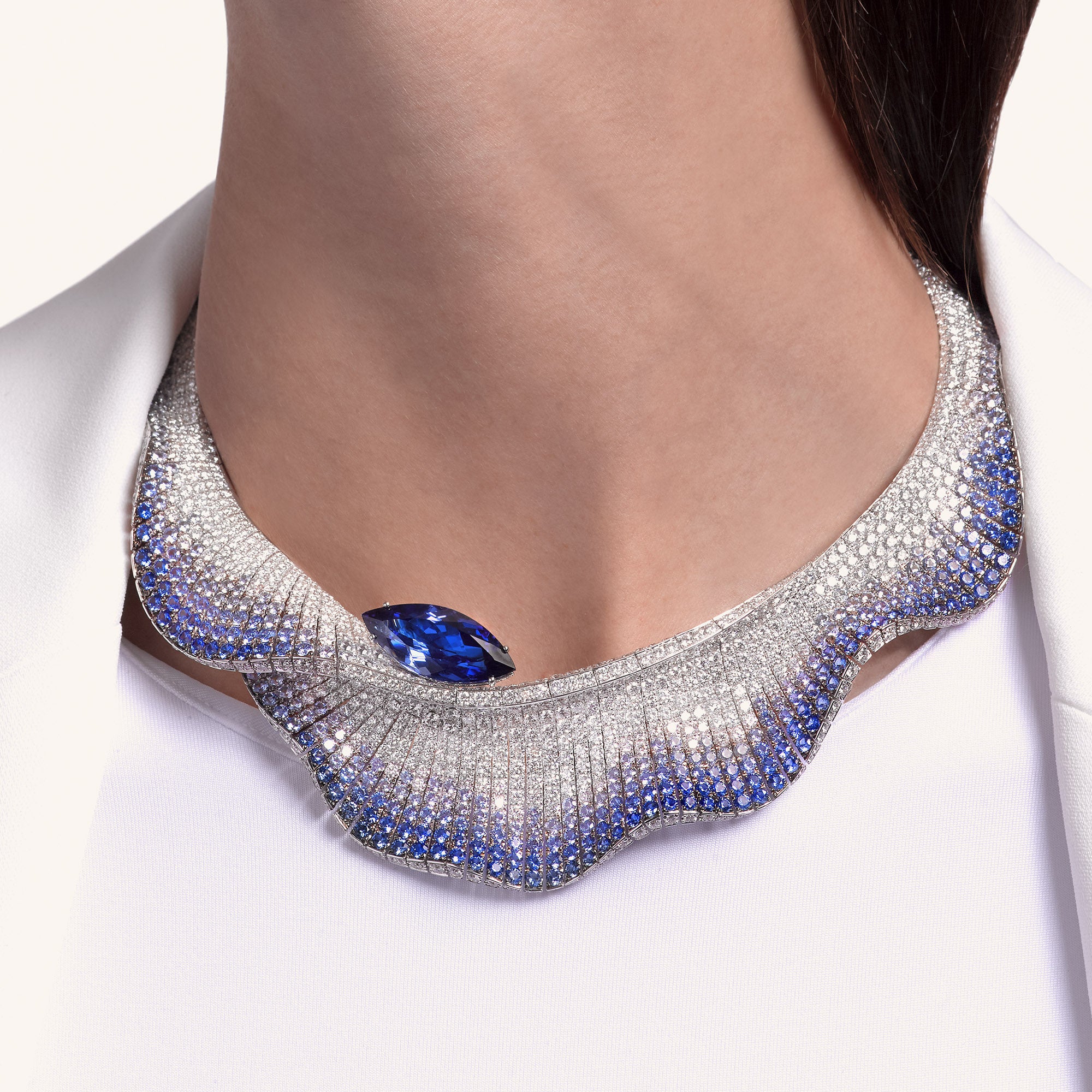 Abissi collier with tanzanite
