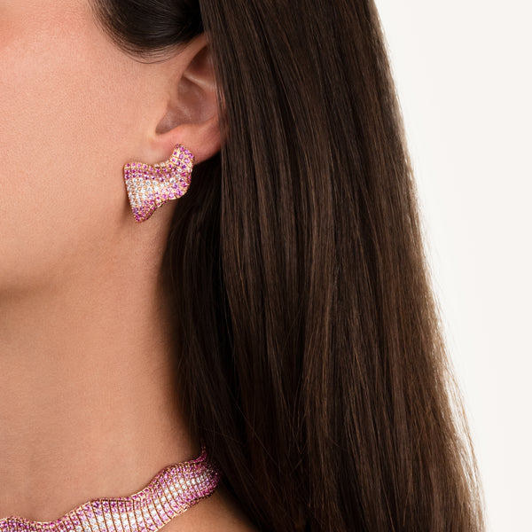 Abissi earrings with sapphires