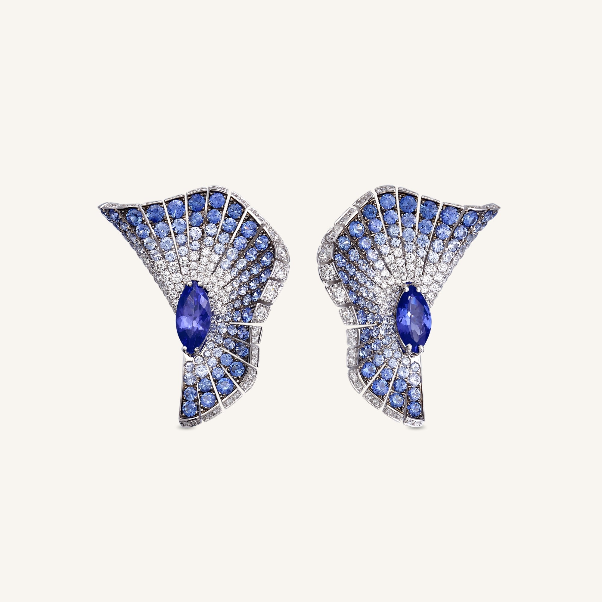 Abissi earrings with tanzanites