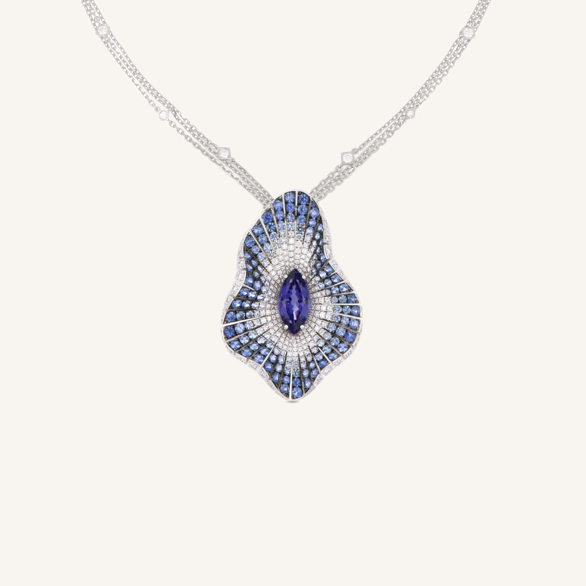 Pendente Abissi con tanzanite