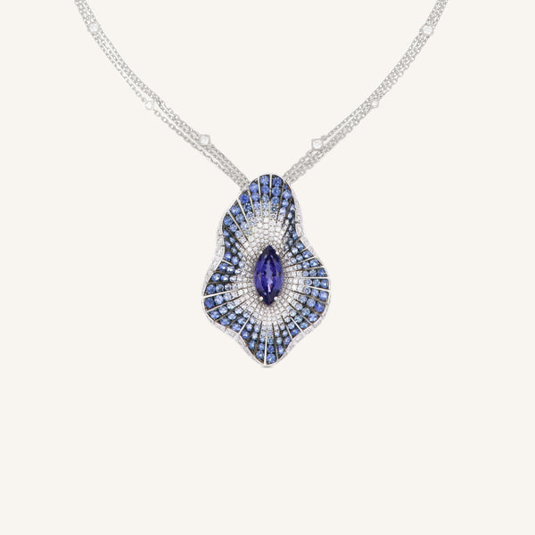 Pendente Abissi con tanzanite