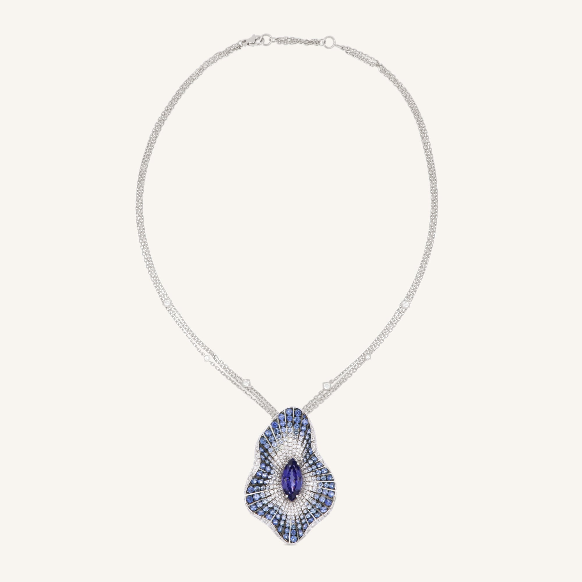 Abissi pendant with tanzanite