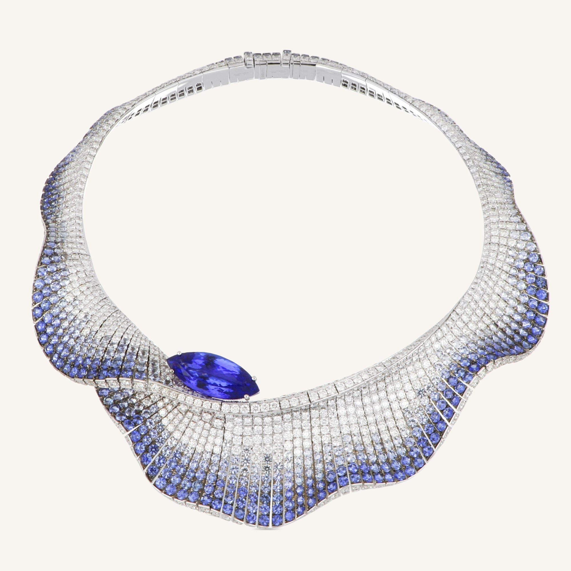 Abissi collier with tanzanite