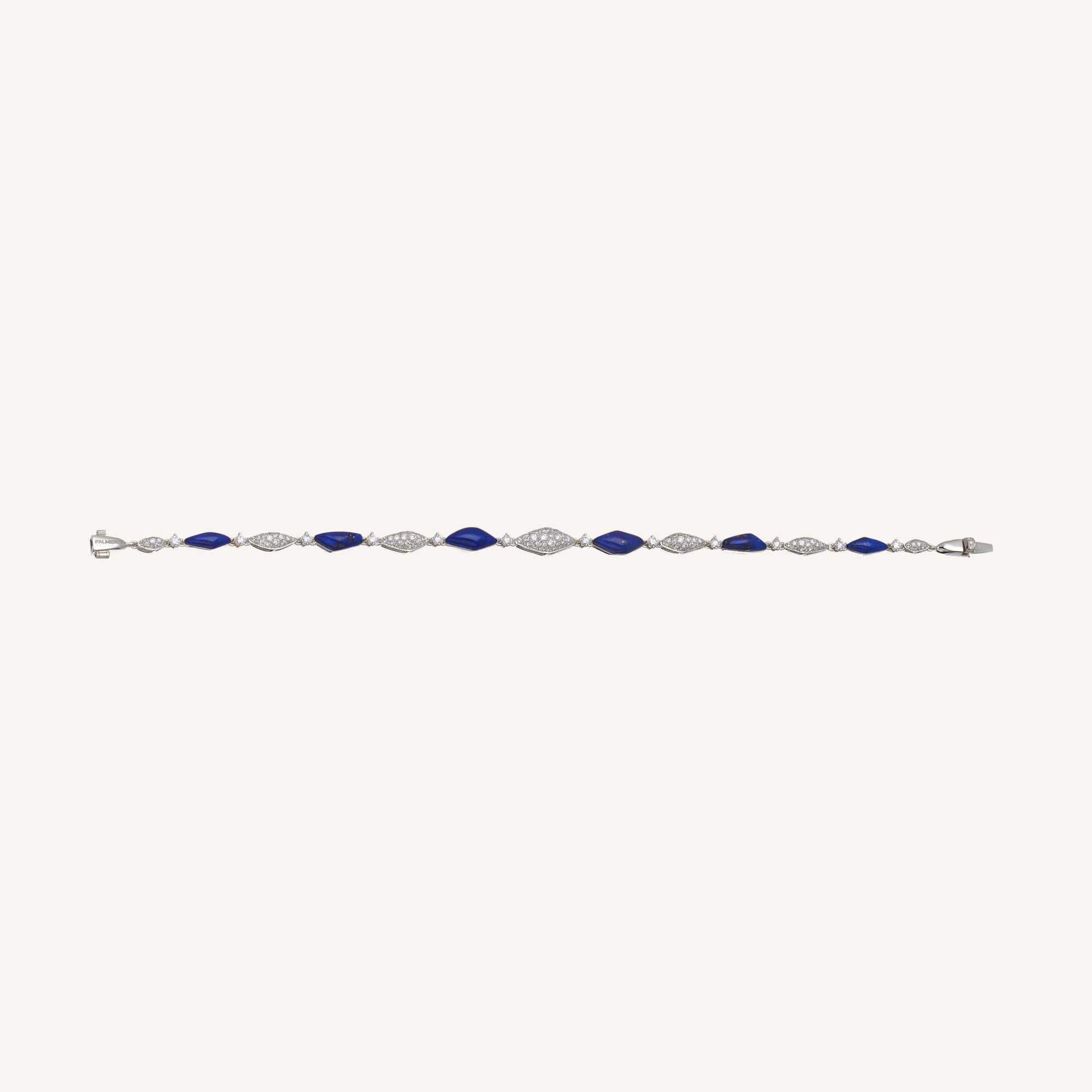 Bracciale Decò con lapis e diamanti bianchi