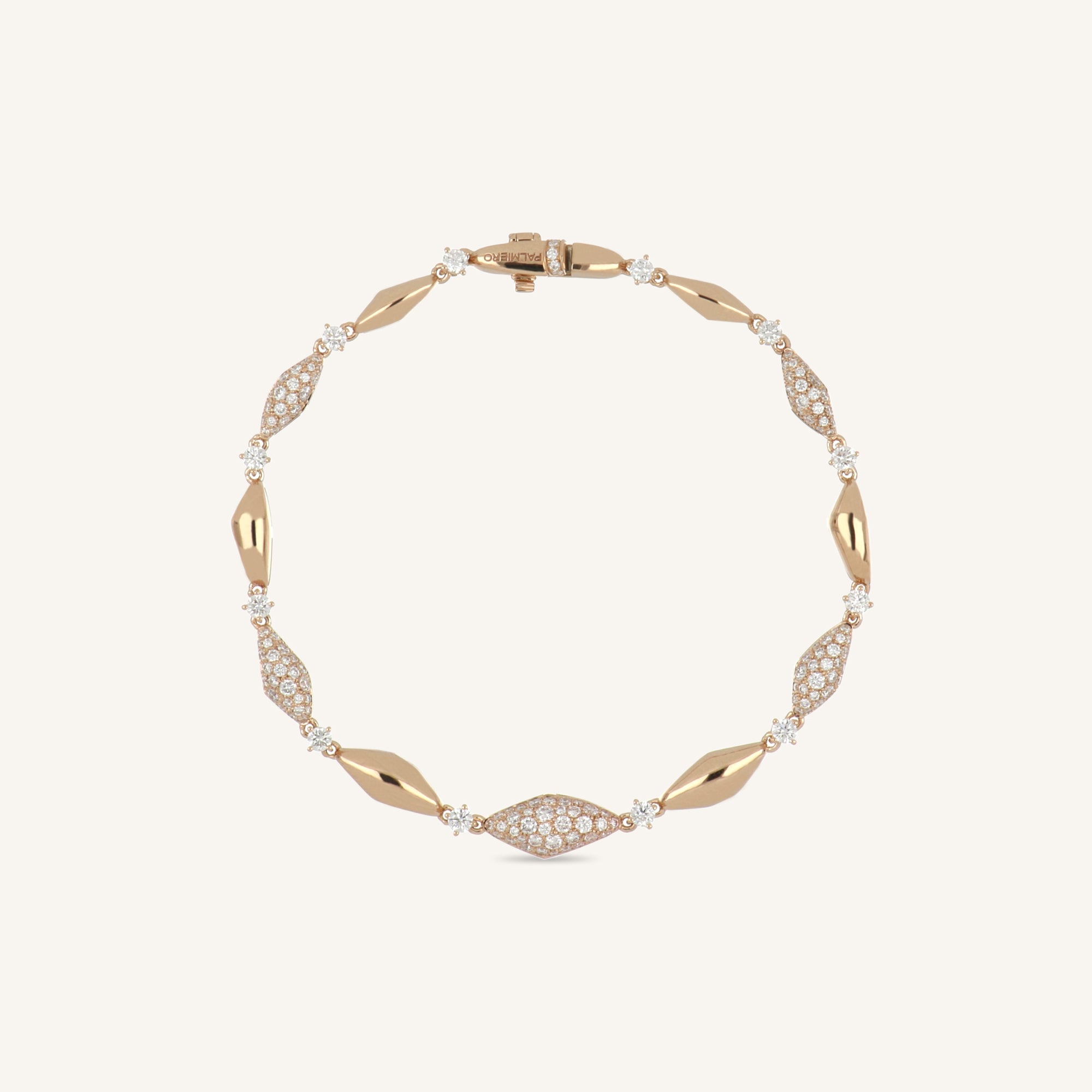 Bracciale Decò con diamanti bianchi