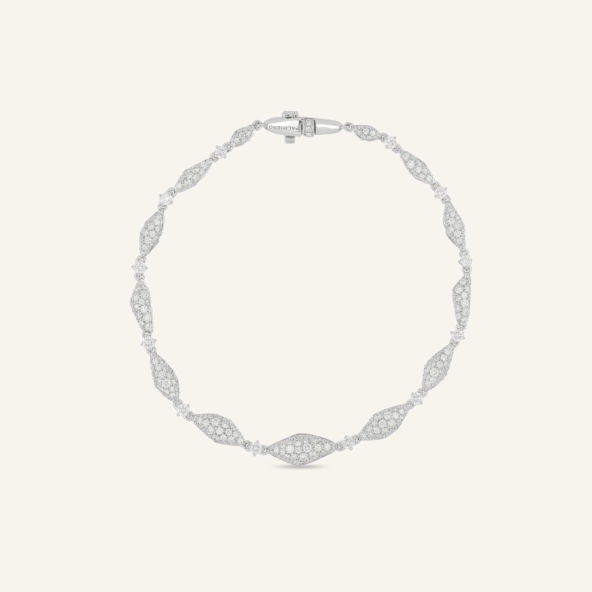 Bracciale Decò con diamanti bianchi