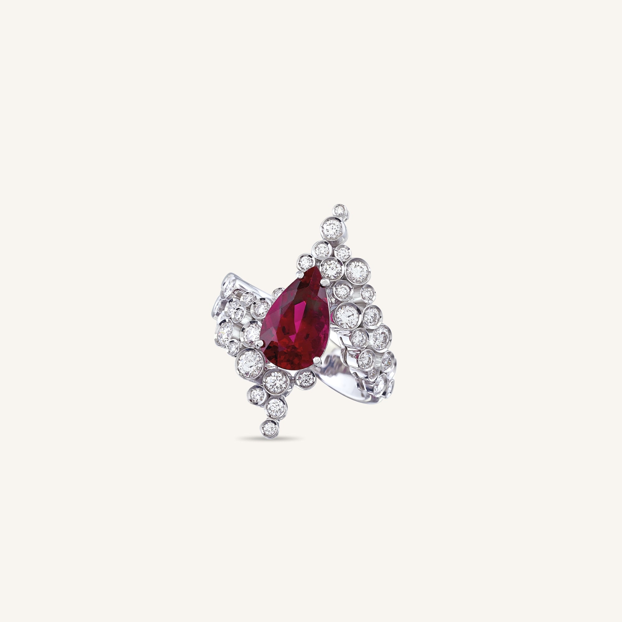 Anello Incanto con rubellite