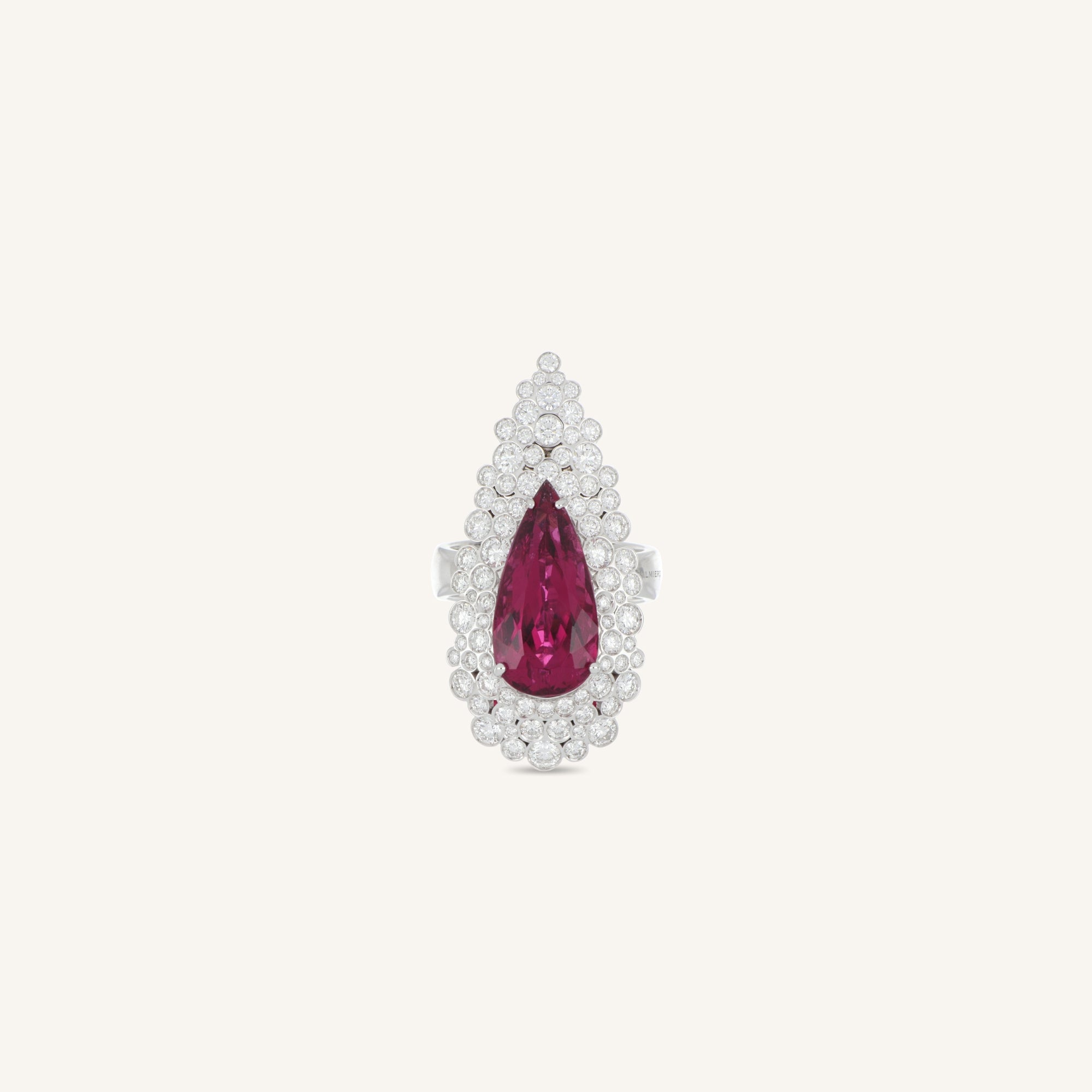 Anello Incanto con rubellite